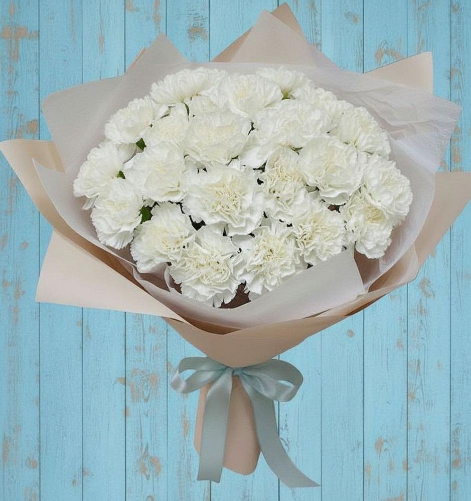 Букет цветов из: Гвоздики в Лабытнангах