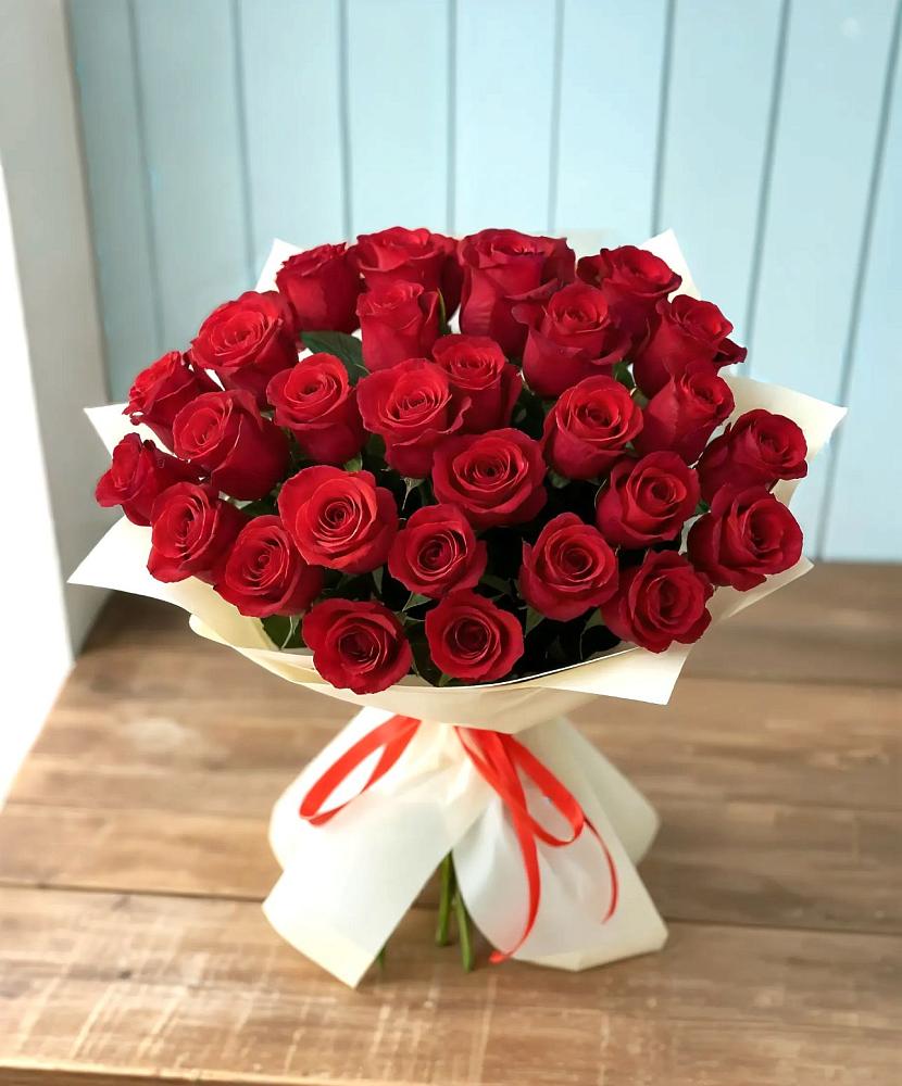 Букет 29 Красных роз в Лабытнангах