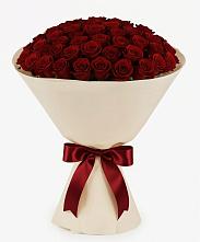 Букет 101 Бордовая роза Блэк Бакарра в Лабытнангах