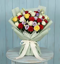 Букет цветов из:  Розы в Лабытнангах