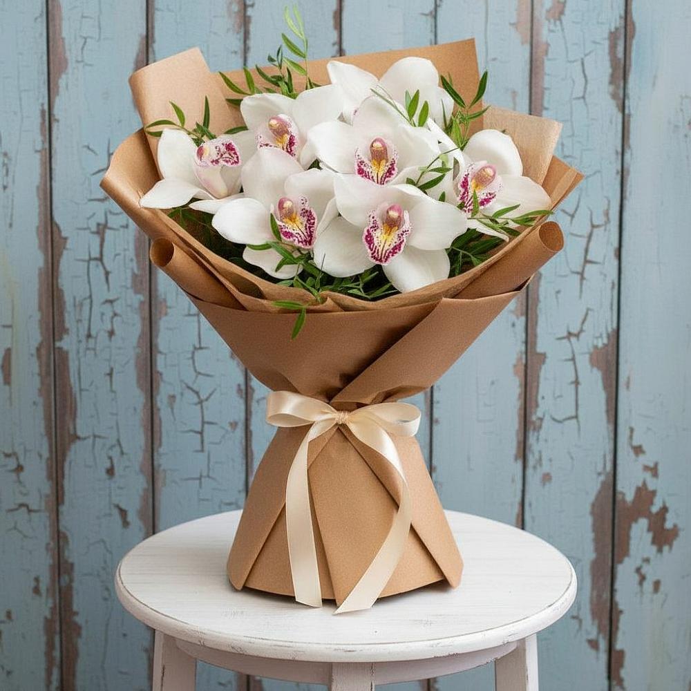 Букет цветов из: Орхидеи и Розы в Лабытнангах