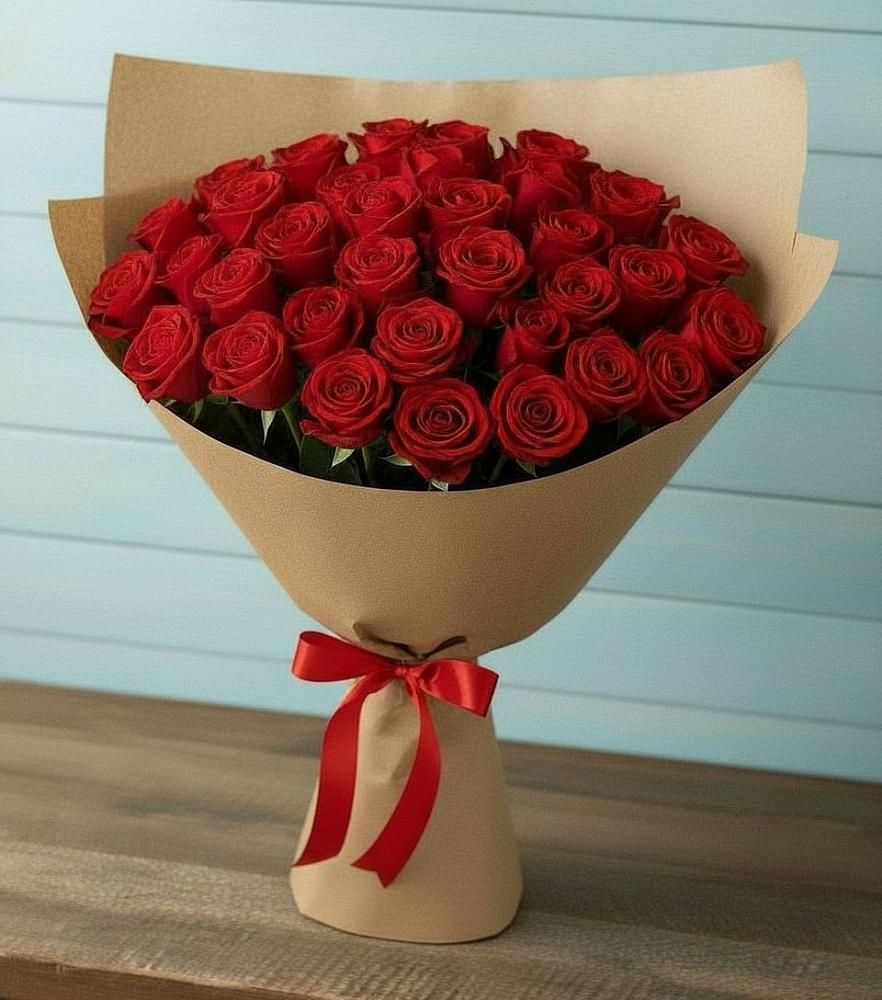 Букет Красные розы Милано в Лабытнангах