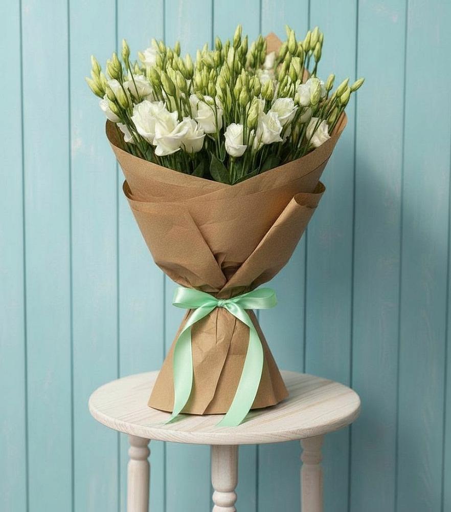 Букет цветов из: Лизиантусы в Лабытнангах