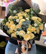Букет цветов из:  Розы и Лизиантусы #REPLACE_PRED# Лабытнангах