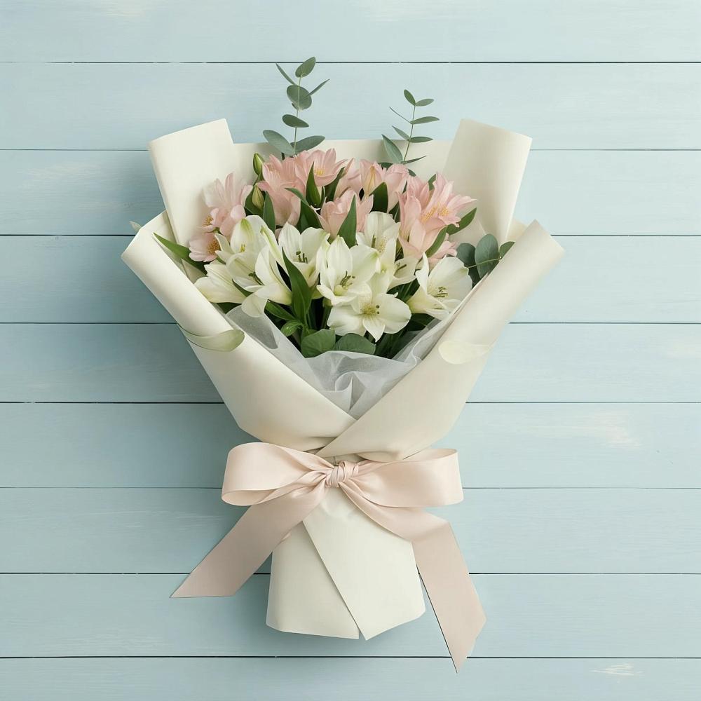 Букет цветов из: Альстромерии в Лабытнангах