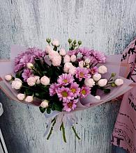 Букет цветов из:  Розы и Хризантемы #REPLACE_PRED# Лабытнангах