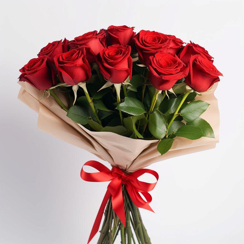 Букет 11 Красных роз Эдлесс Лав в Лабытнангах